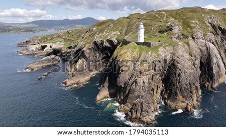 Irish aerial photography stock images