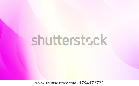Geometric Wave Shape with Colorful Gradient Color Background Wallpaper. Vector Illustration