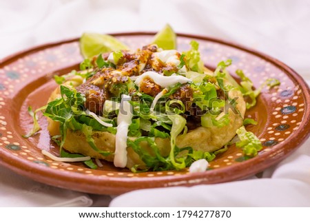 A view of a sope on a plate.