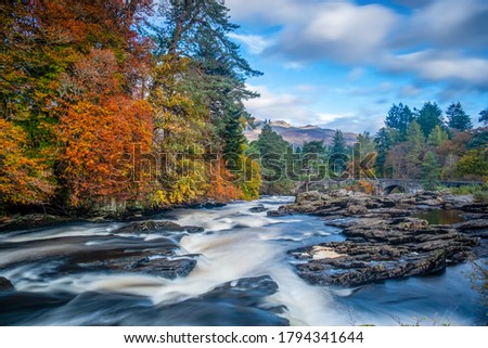 Falls of Dochart, Killin, Loch Lomond and the Trossachs National Park Royalty-Free Stock Photo #1794341644