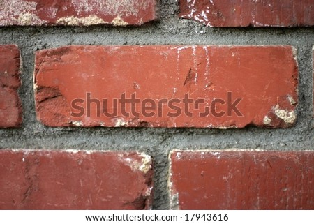 Close up of brick texture
