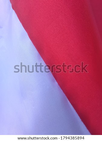 Red and white Indonesian flag