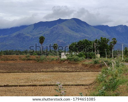 mountain with soil Beautiful background image