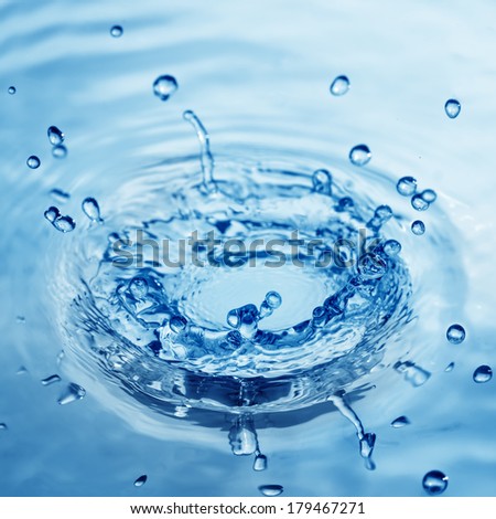 splash water                                    