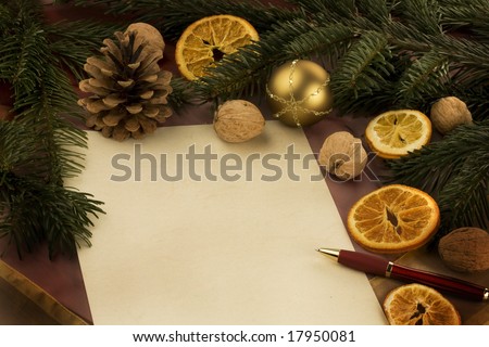 a blank christmas wish letter