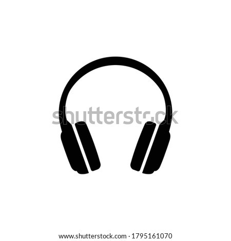 headphone icon vector sign symbol Royalty-Free Stock Photo #1795161070