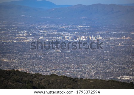 San Jose as seen from the summit of mt umunhum