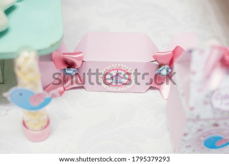 Beautiful children's birthday decoration - detail