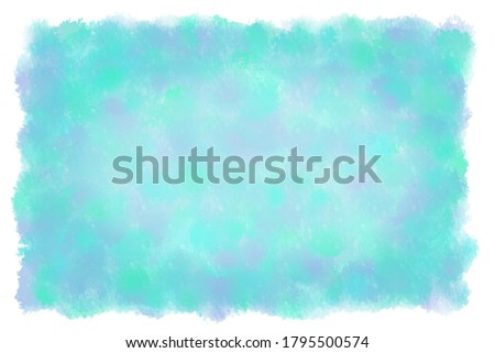 Watercolor background created digitally purple and light blue