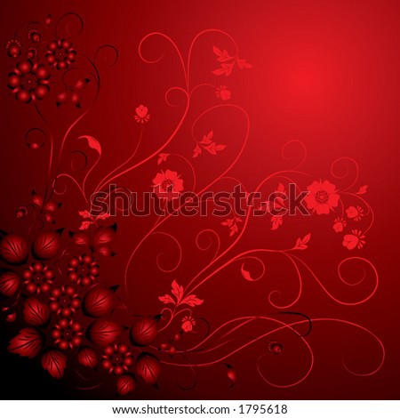 Background flower, elements for design, vector illustration