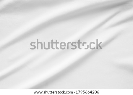White fabric smooth texture surface background Royalty-Free Stock Photo #1795664206
