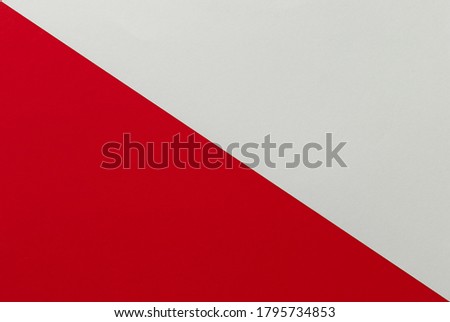 A red and white crossed flag background