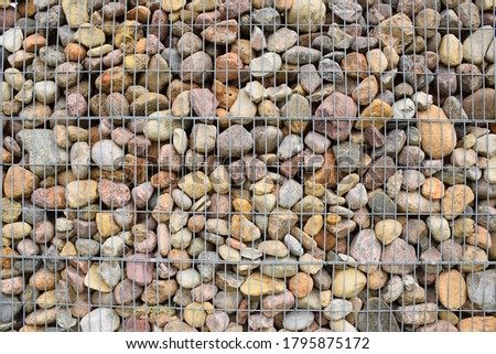 small stones in beige sandy brown colors for background
