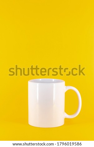 mug for mockup design and customization template with isolated background