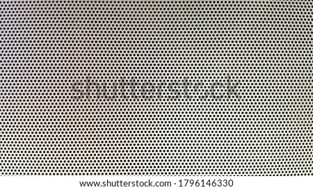 perforated silver metal grid,Steel with black hole grilles for the background,metal grid wicker texture,Pattern of dots,Protective grating surface Royalty-Free Stock Photo #1796146330