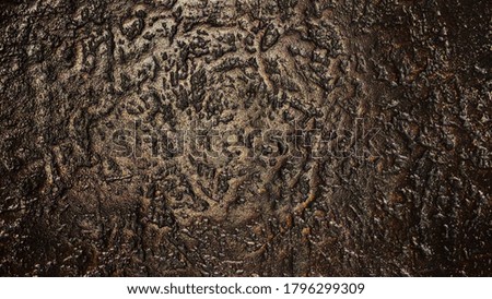 Molten metal abstract pattern, Very artistic