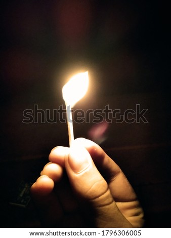 This flame represents our life...slowly burning, and diyng....just like us