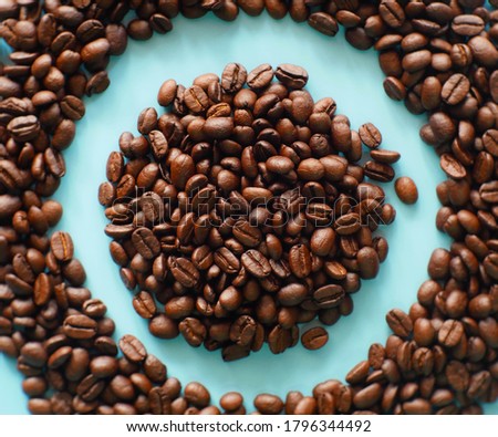 coffee bean for background, organic coffee seed