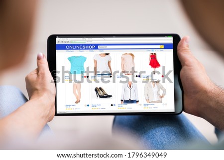 Couple Family Shopping Online In Ecommerce Shop