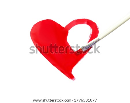 heart picture with white background