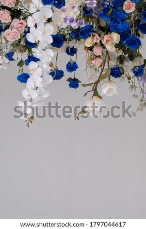 Wedding backdrop background,  flower decoration
