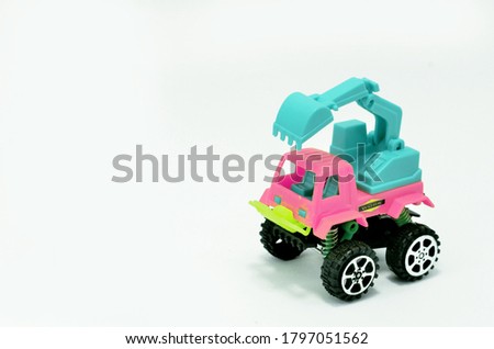 Car plastic truck and excavator toy for kids to have fun with there learning