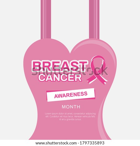 Breast Cancer Awareness. Vector design and illustration.