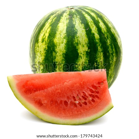 Seedless watermelon.