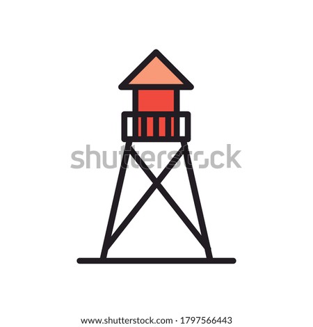 birds house line and fill style icon design, farm agronomy lifestyle agriculture harvest rural farming and country theme Vector illustration
