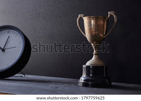A studio photo of a trophy cup