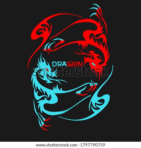 Dragon Graphic t-shirt design high quality print ready t-shirt design, this artwork can be used for digital printing and screen printing