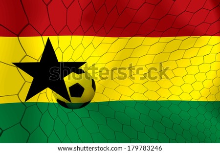 GHANA soccer ball