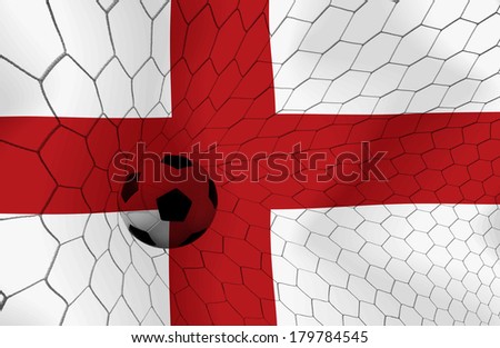 England soccer ball