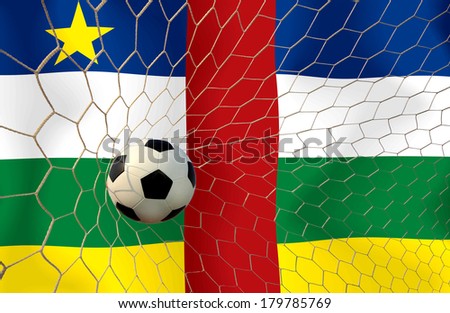 CENTRAL AFRICAN soccer ball