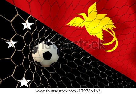 PAPUA NEW GUINEA soccer ball