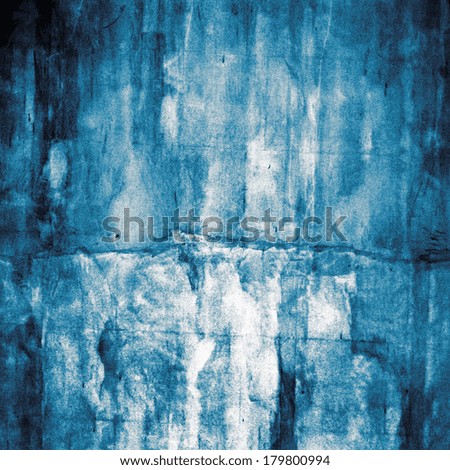 old blue wall texture grunge background