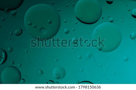 Colorful Oil Drops on the water