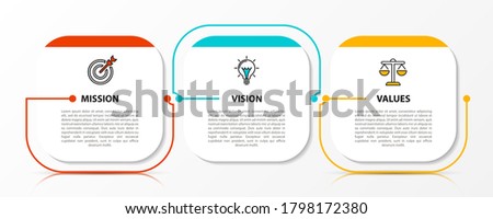 Infographic design template. Creative concept with 3 steps. Can be used for workflow layout, diagram, banner, webdesign. Vector illustration Royalty-Free Stock Photo #1798172380