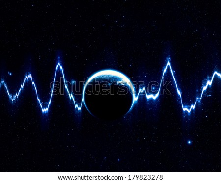 Blue Planet Heartbeat- Elements of this Image Furnished By NASA