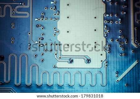 Circuit, Motherboard, computer and electronics modern background
