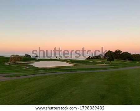 Sunrise views from the Sandpiper Golf Course in Santa Barbara