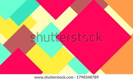 vector illustration of an abstract squares background with various colors