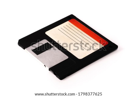 floppy disk isolated FDD on white background