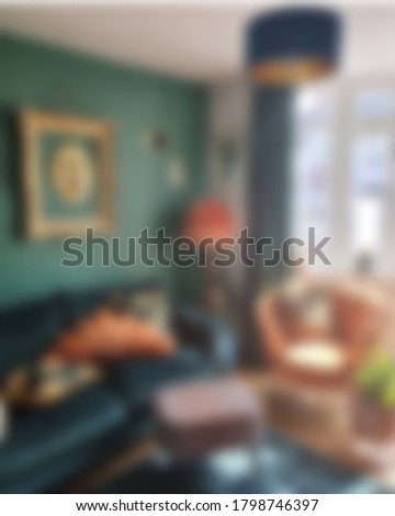 Home decoration with elegant interiors.blurry background.