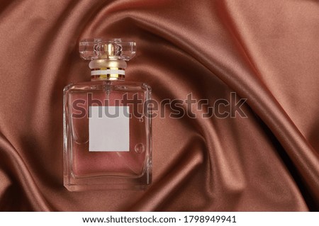 perfume, perfume bottle, Perfume 
 on fabric background 