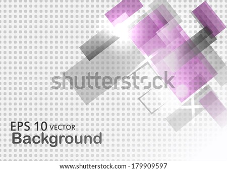 stylish vector background with transparent purple figures