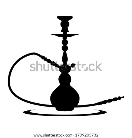 shisha hookah pipe clip art symbol