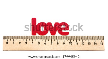 measuring the word "Love" 