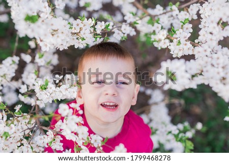 Portrait of a fashionable male child. Smiling boy posing, over background. The concept of children's style and fashion.