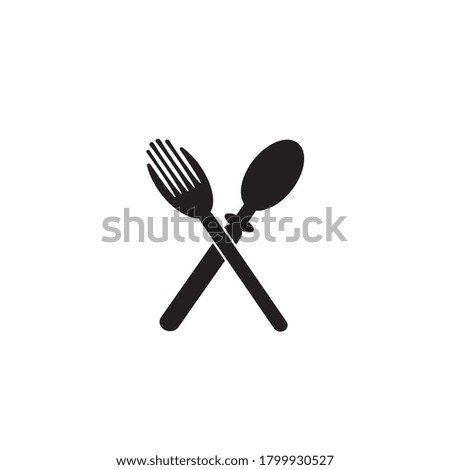 spoon vector design ilustraion icon templat
